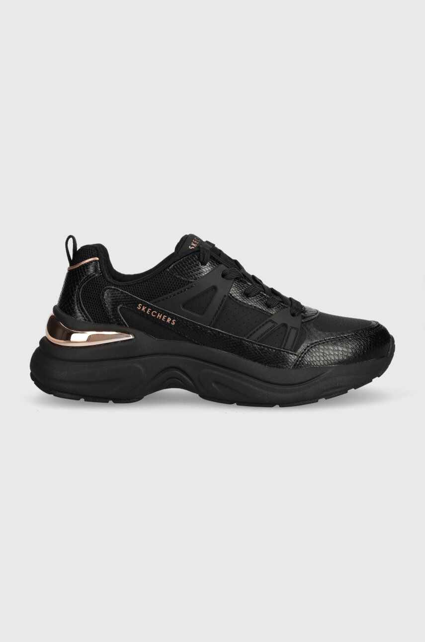 Skechers sneakers HAZEL culoarea negru