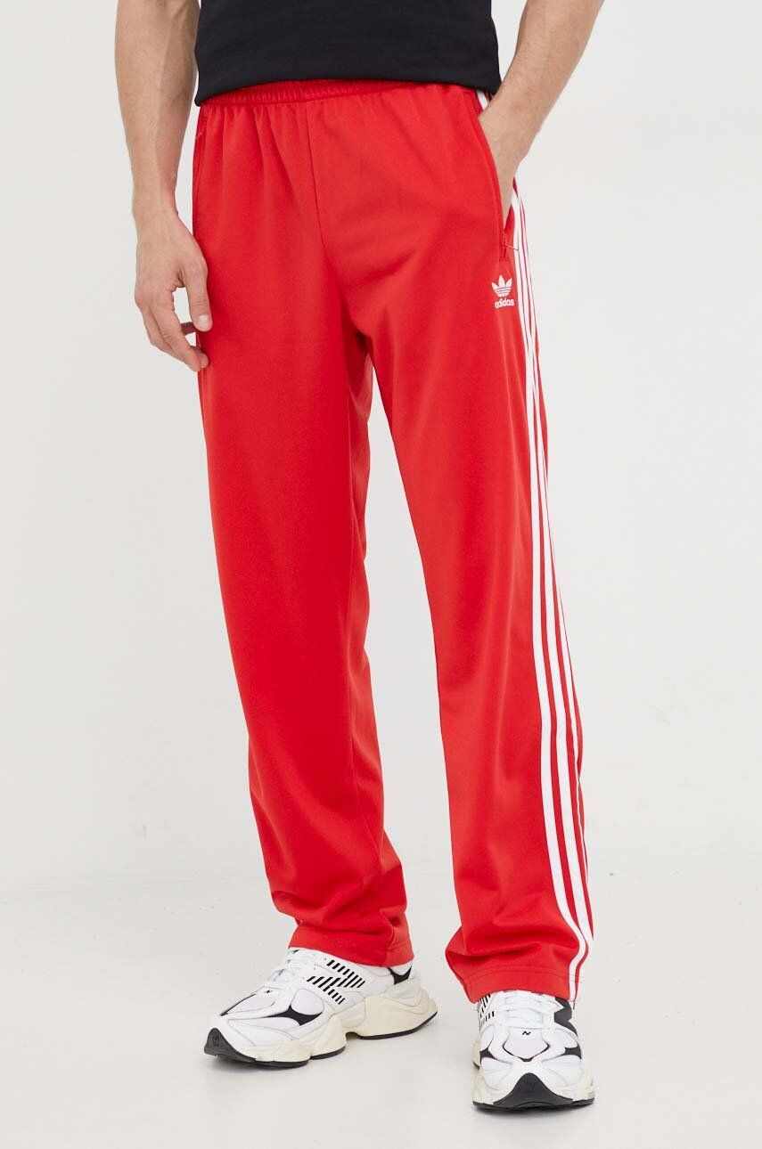 adidas Originals pantaloni de trening culoarea rosu, modelator