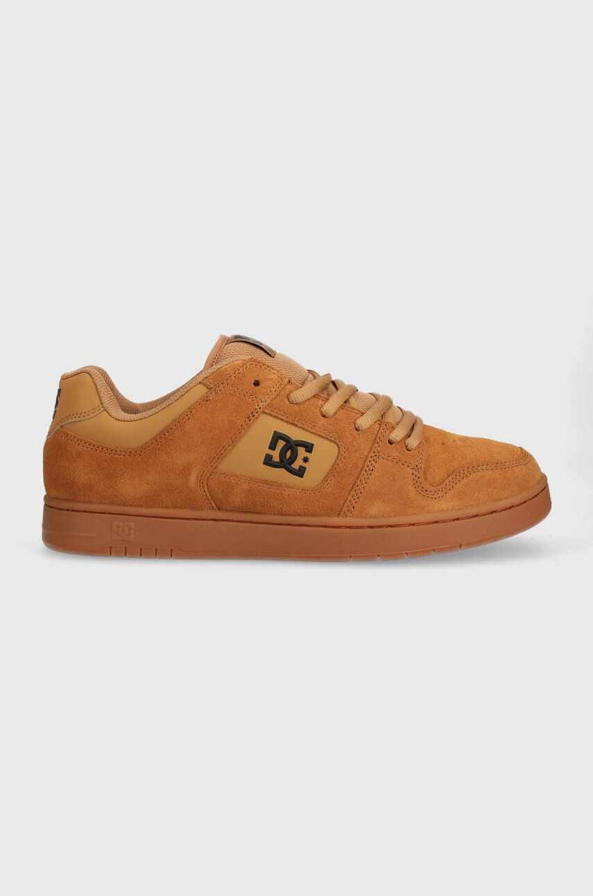 DC sneakers STREETWEAR culoarea maro