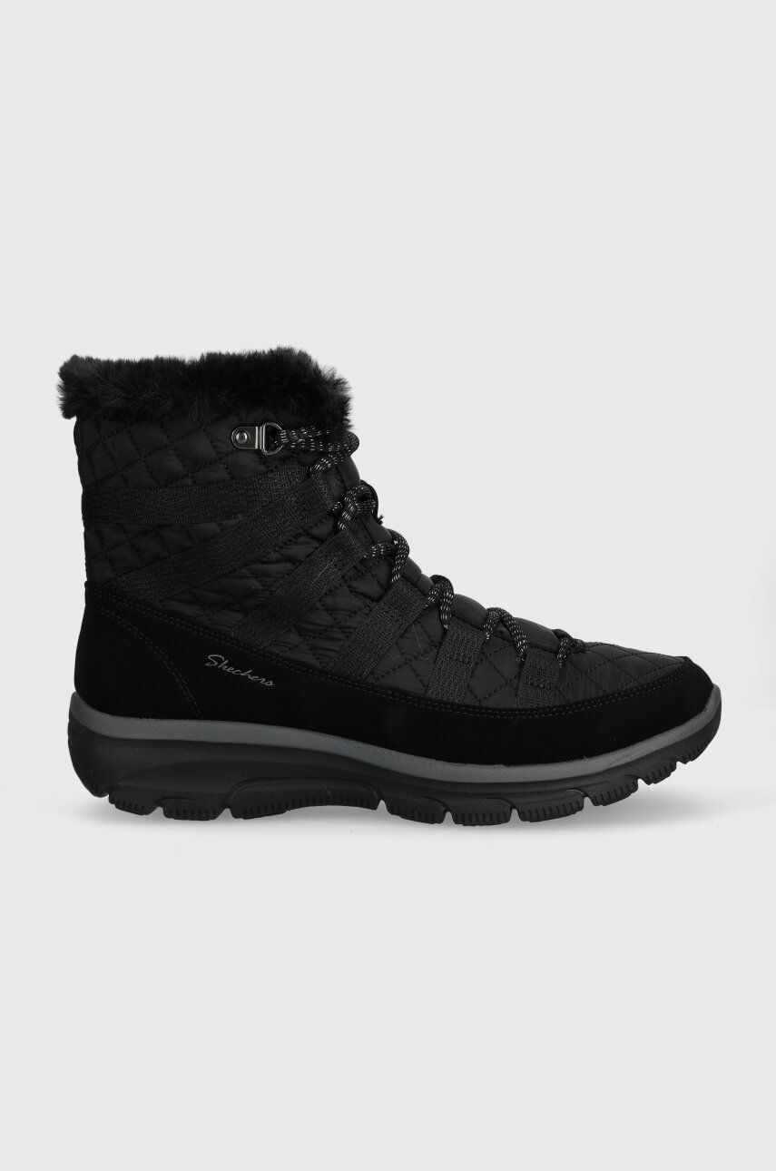 Skechers cizme de iarna EASY GOING culoarea negru