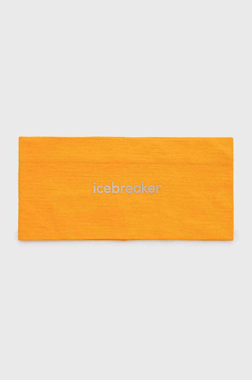 Icebreaker bentita pentru cap Oasis culoarea portocaliu