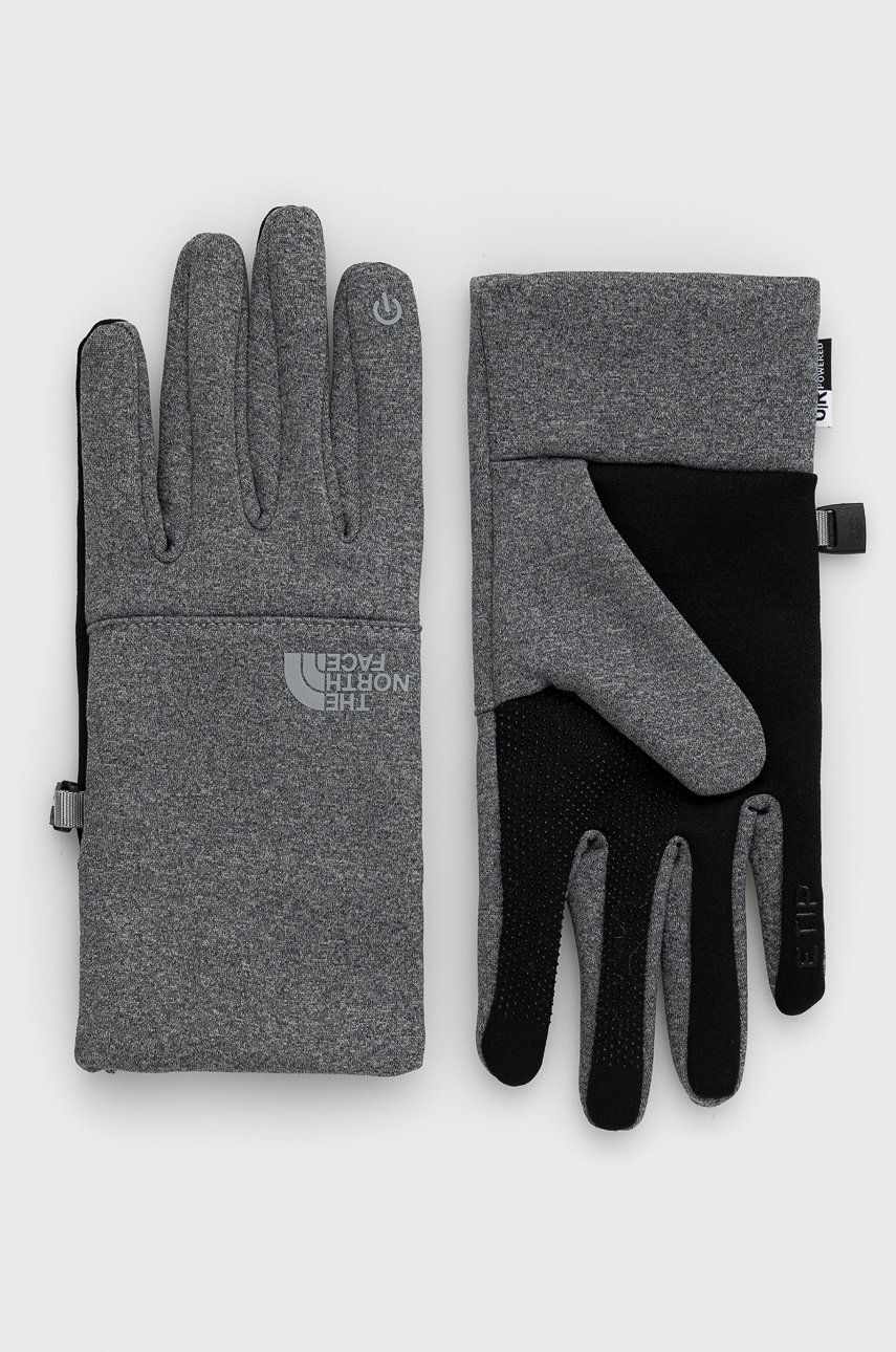 The North Face Mănuși bărbați, culoarea gri