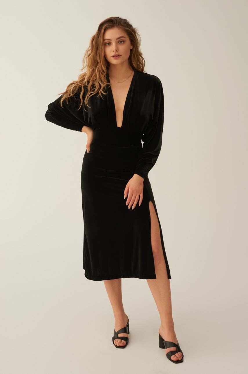 Undress Code rochie 477 Date Night Midi Dress Black culoarea negru, midi, drept