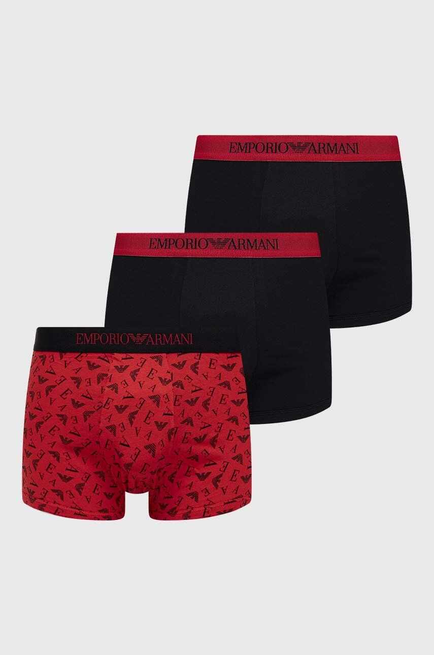 Emporio Armani Underwear boxeri de bumbac 3-pack