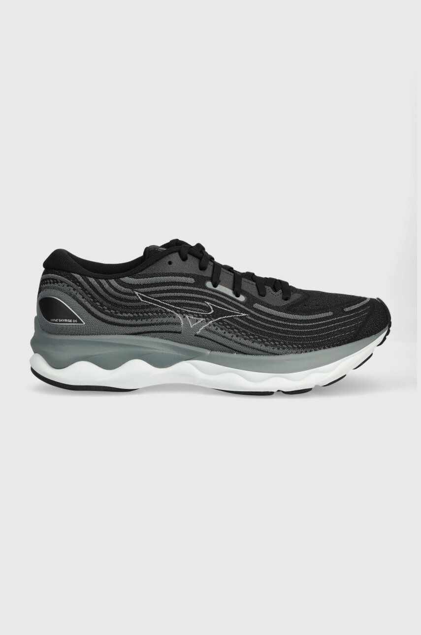 Mizuno pantofi de alergat Wave Skyrise 4 culoarea negru