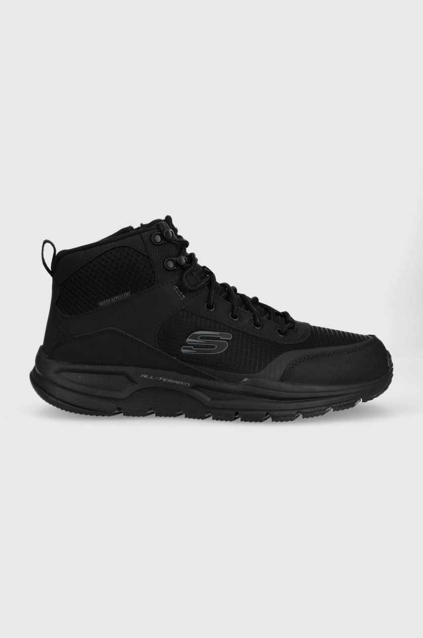 Skechers pantofi Escape Plan 2.0 barbati, culoarea negru