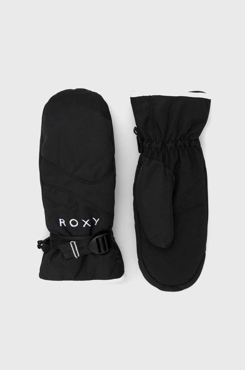 Roxy mănuși Jetty Solid culoarea negru