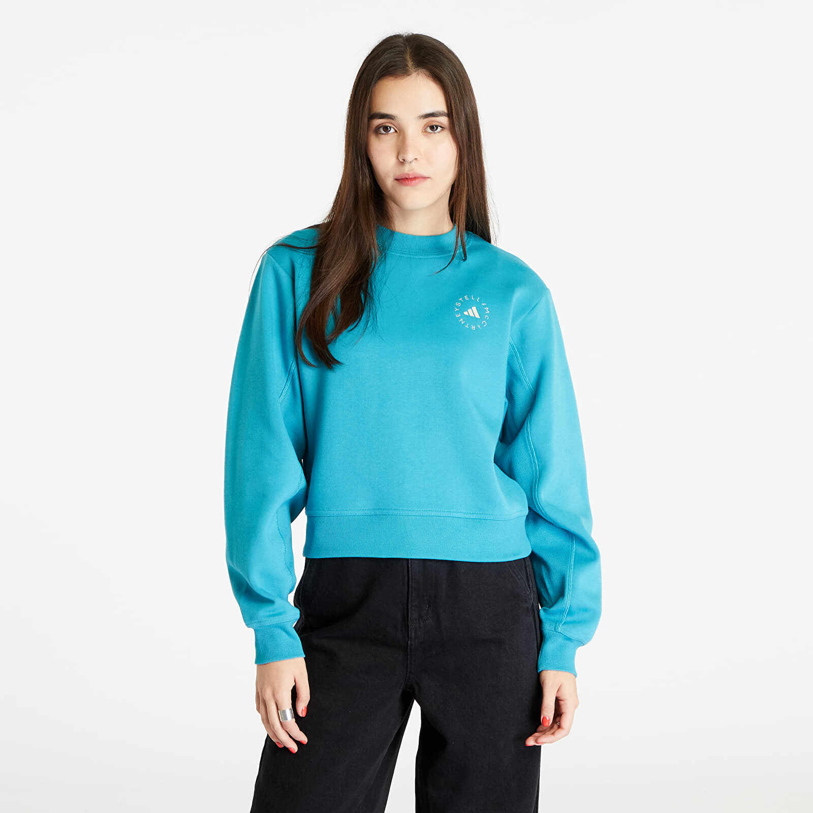 adidas x Stella McCartney Sportswear Sweatshirt Blue Bay-Smc