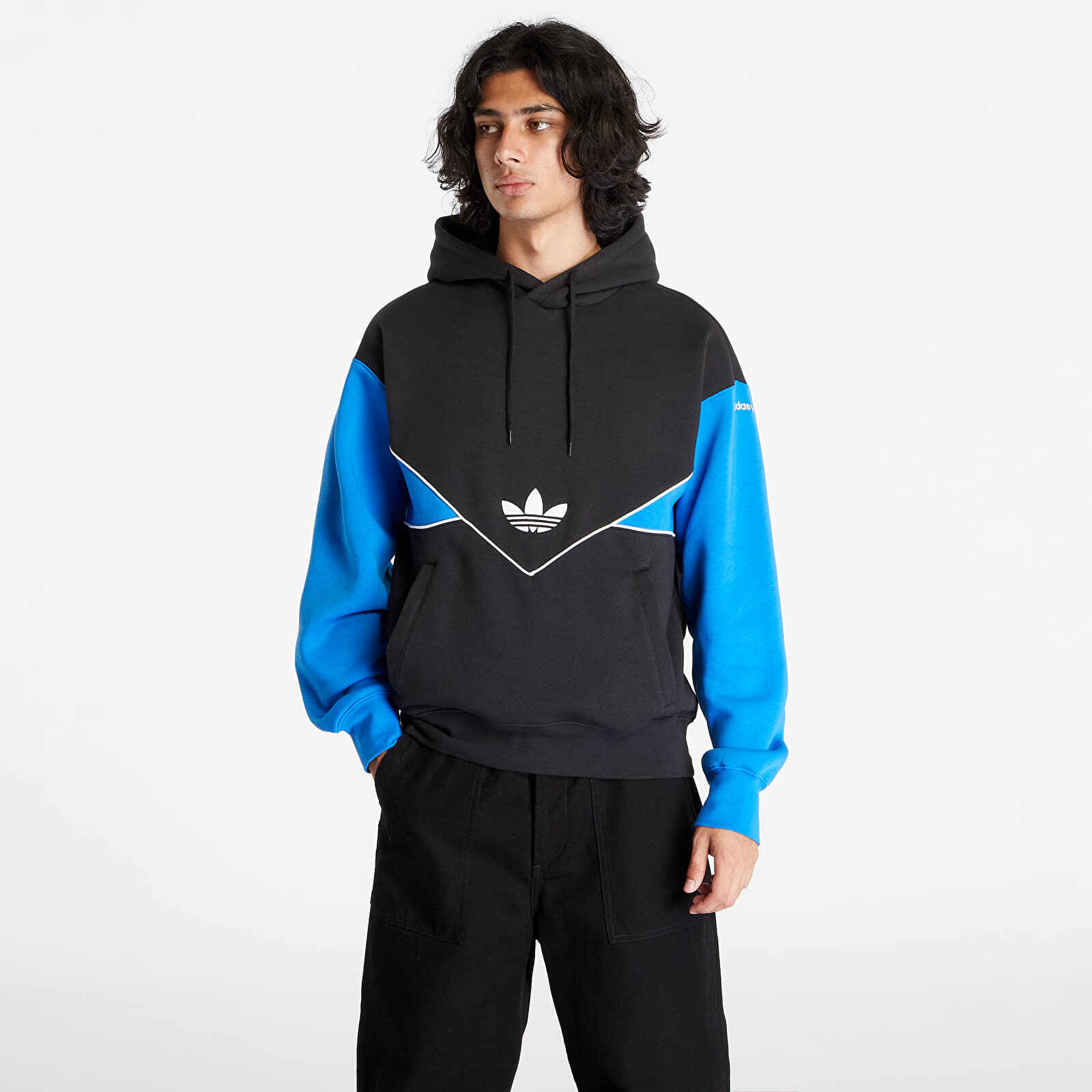 adidas Adicolor Seasonal Archive Hoodie Black/ Blue Bird