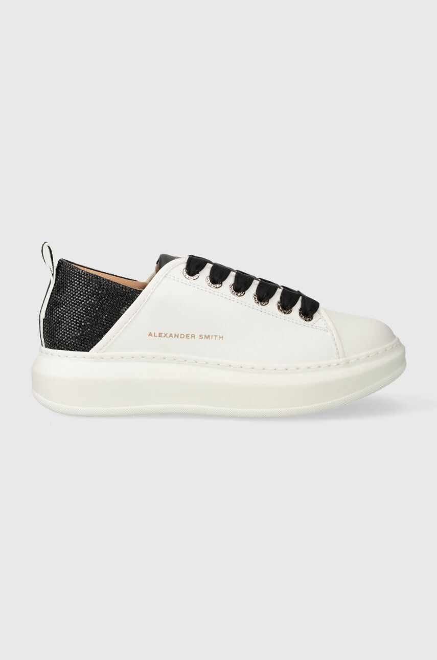 Alexander Smith sneakers din piele Wembley culoarea alb, ASAYE1D26WBK