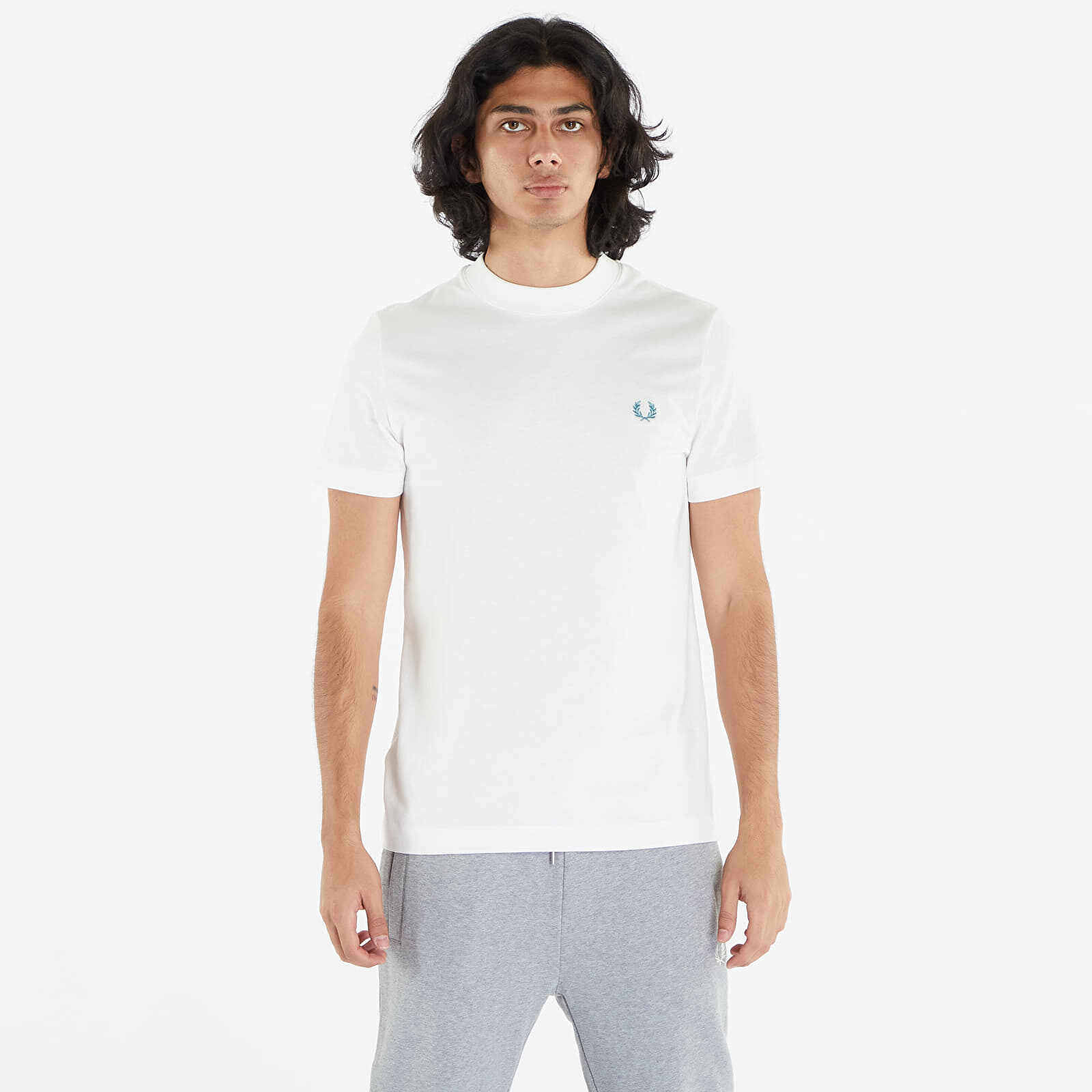 FRED PERRY Rave Graphic T-Shirt Snow White