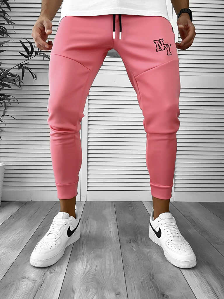 Pantaloni de trening roz conici 12347 87 2.4*