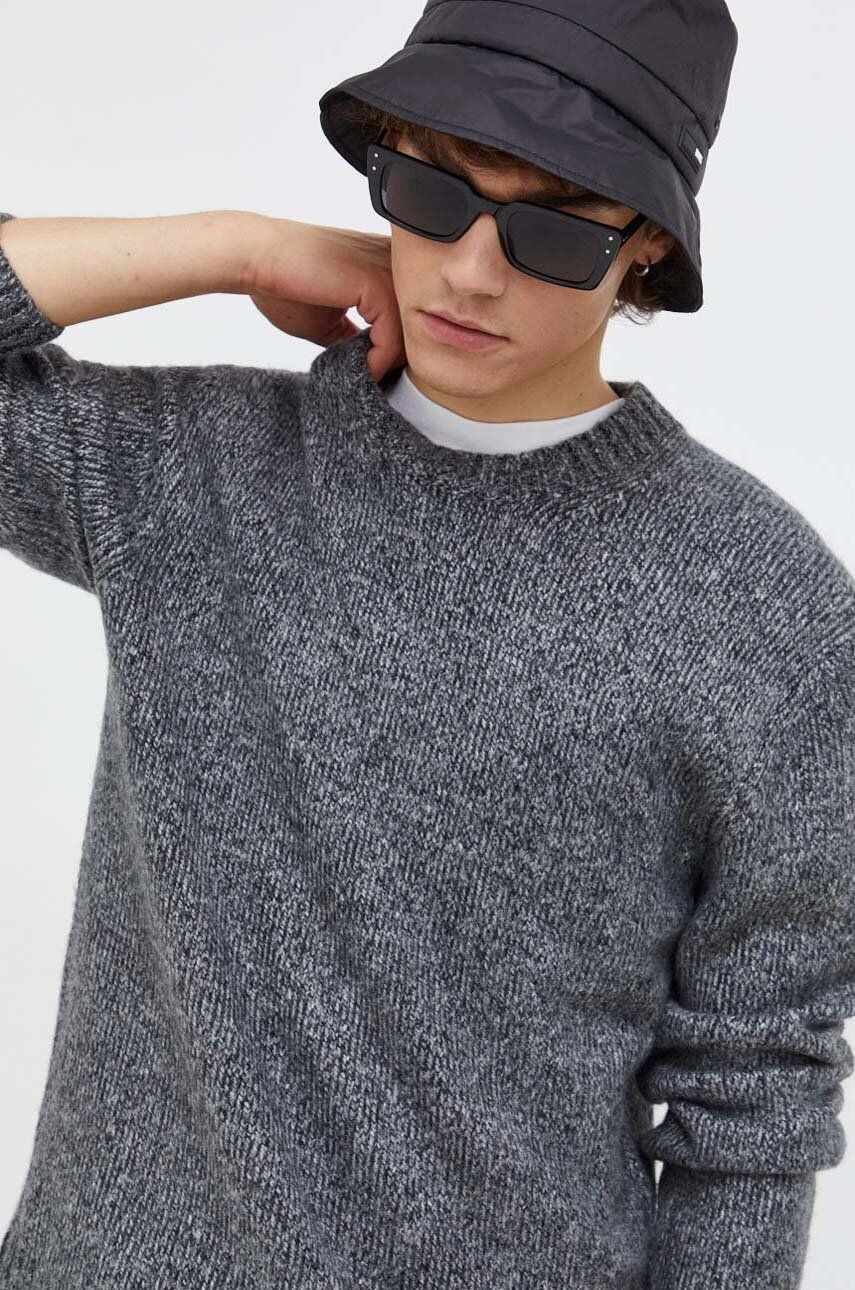 Abercrombie & Fitch pulover culoarea negru