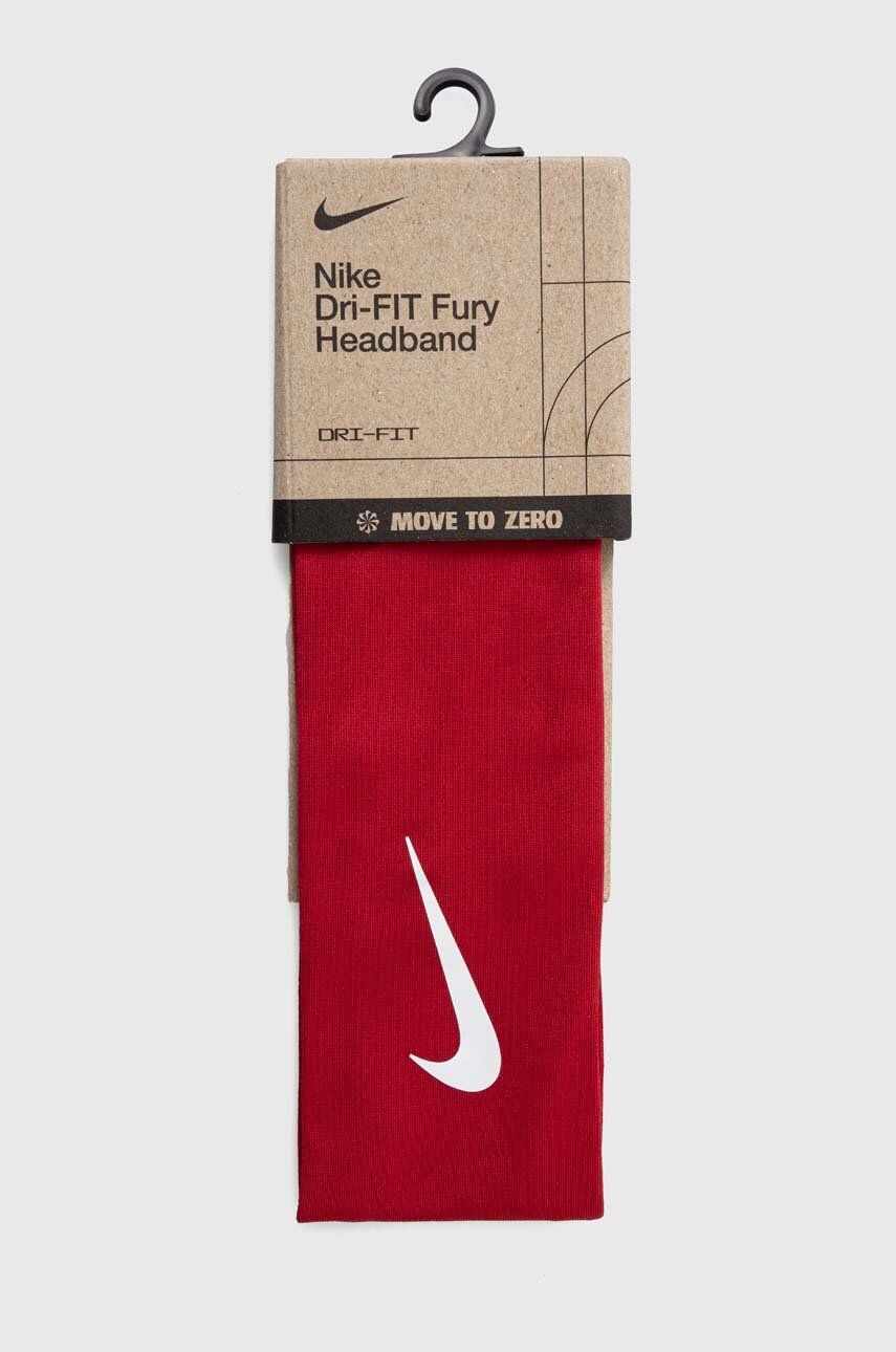 Nike bentita pentru cap Fury 3.0 culoarea rosu
