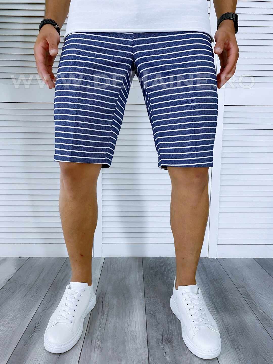 Pantaloni scurti casual cu dungi CS04 P20-3.1