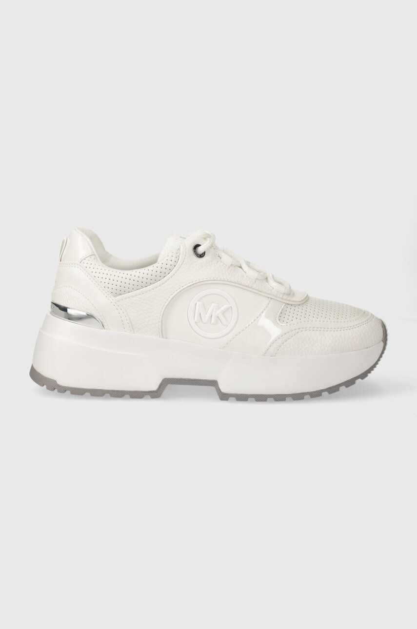 MICHAEL Michael Kors sneakers Percy culoarea alb, 43H3PCFS1L