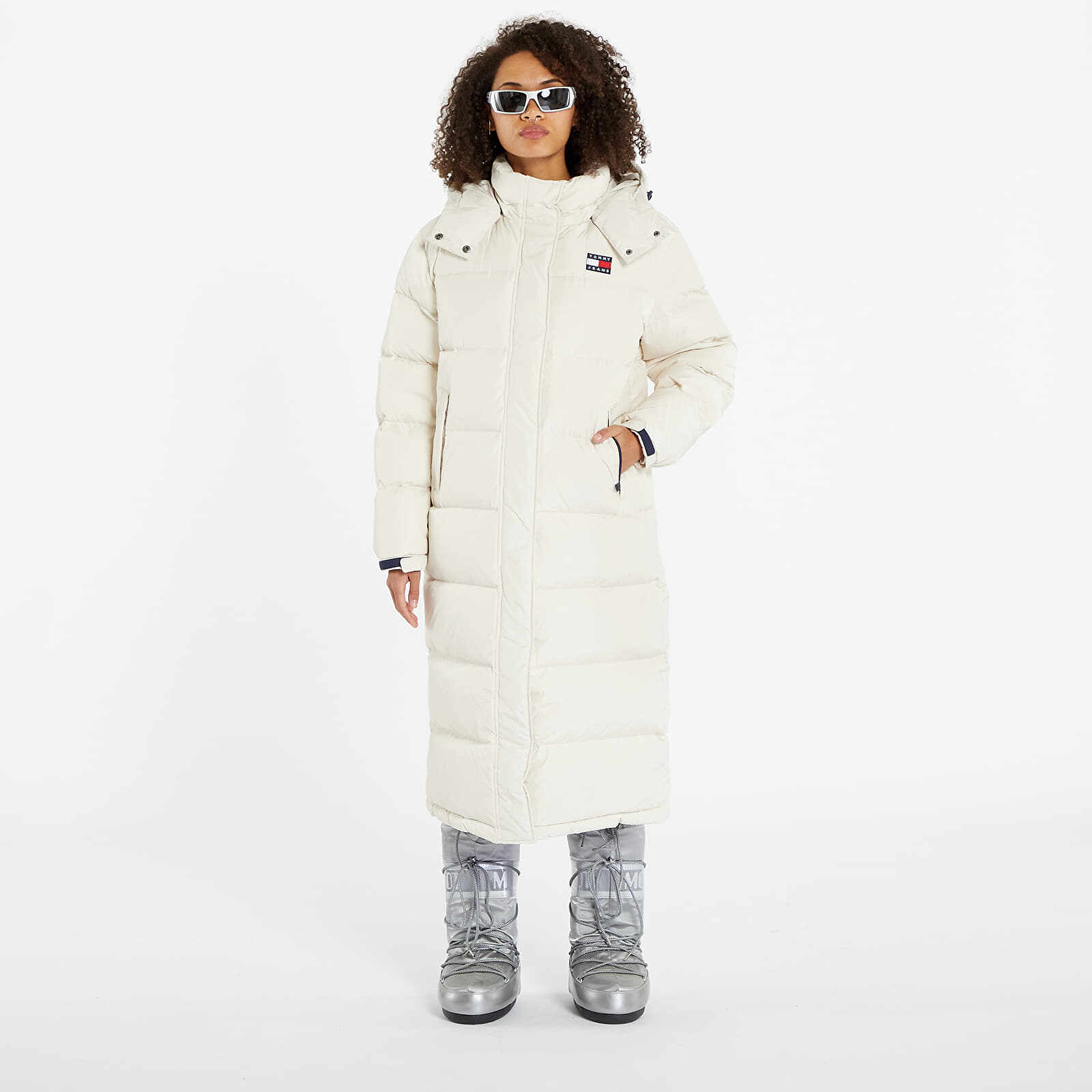 Tommy Jeans Alaska Long Puffer Beige