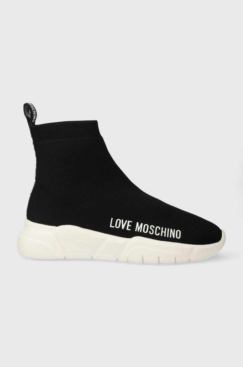 Love Moschino sneakers RUNNING35 culoarea negru, JA15343G0HIZ4000