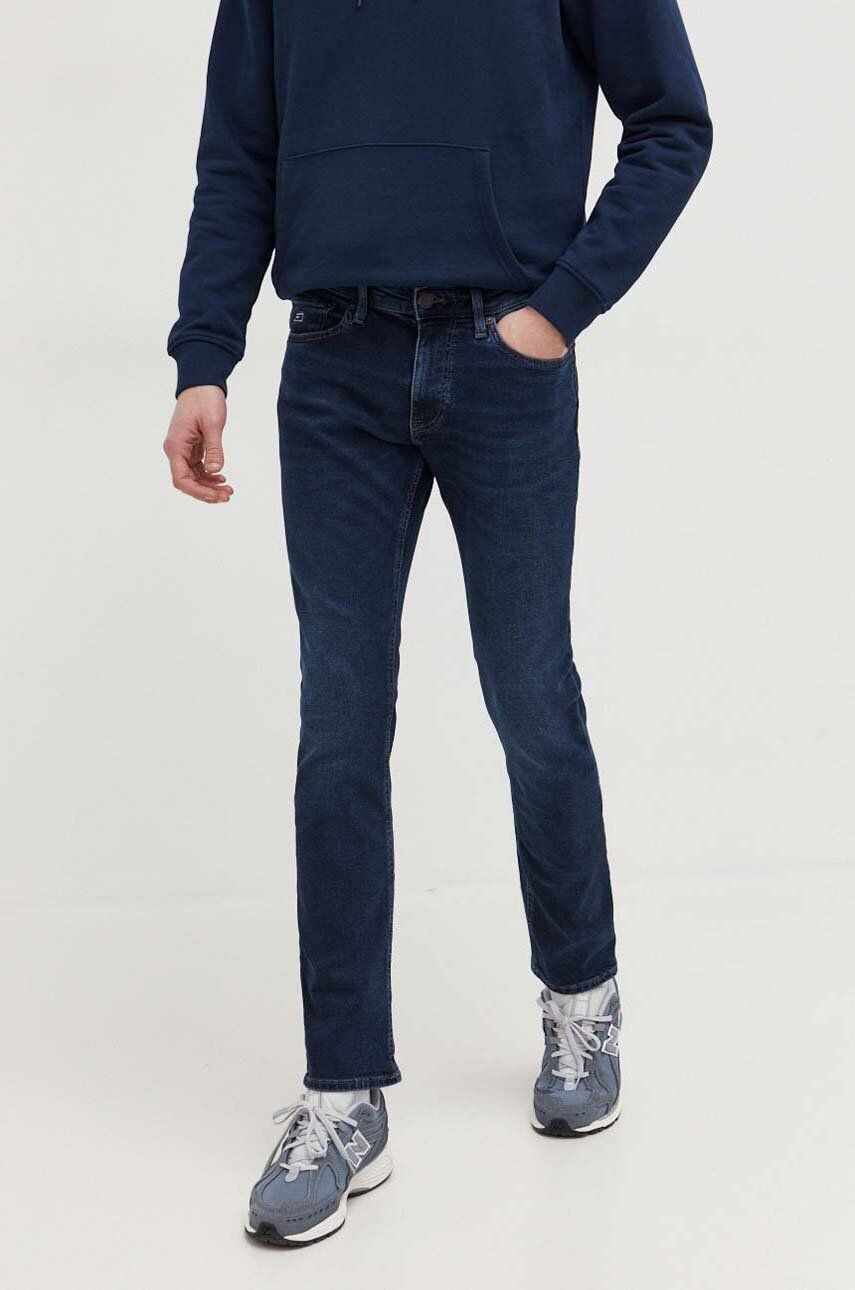 Tommy Jeans jeansi barbati, culoarea albastru marin