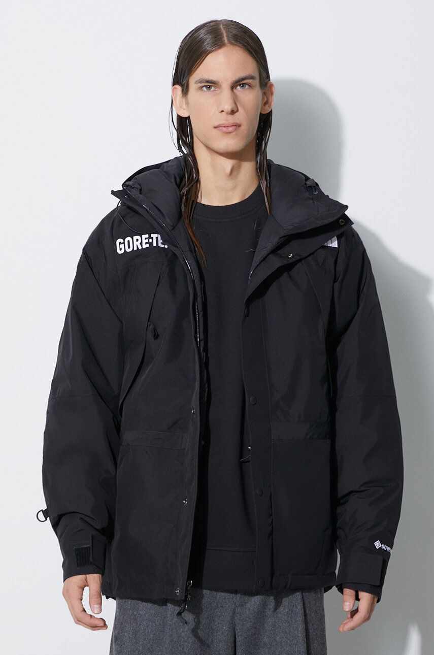 The North Face geaca Gore - Tex Mountain Insulated Jacket barbati, culoarea negru, de tranzitie, oversize, NF0A831KJK31
