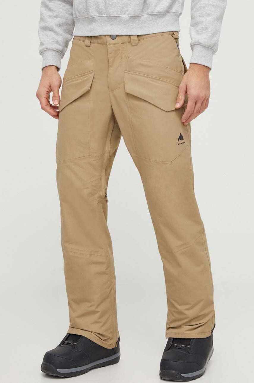 Burton pantaloni Covert 2.0 Insulated culoarea bej