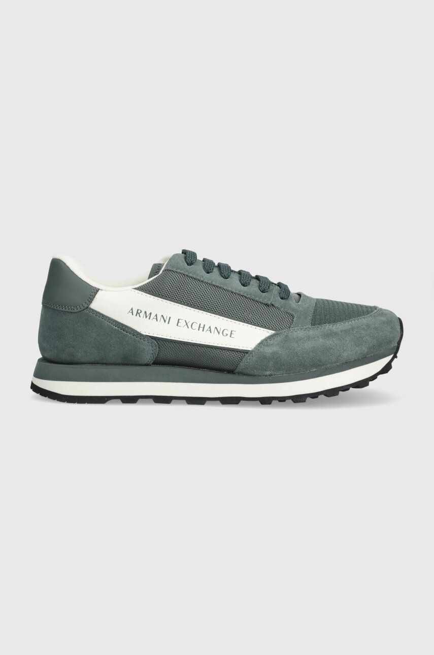 Armani Exchange sneakers culoarea verde, XUX083 XV263 T474
