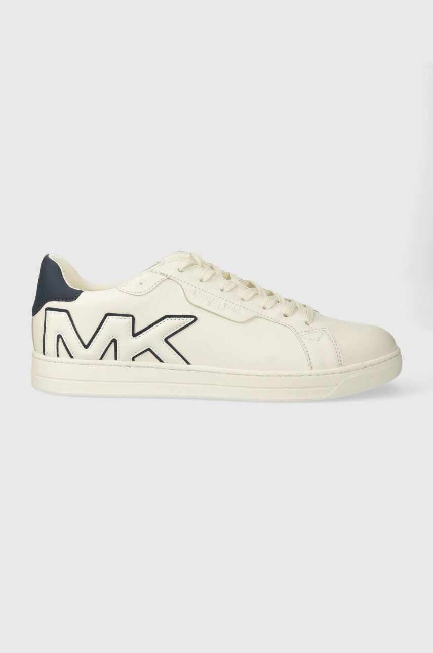 Michael Kors sneakers din piele Keating culoarea bej, 42R4KEFS6L