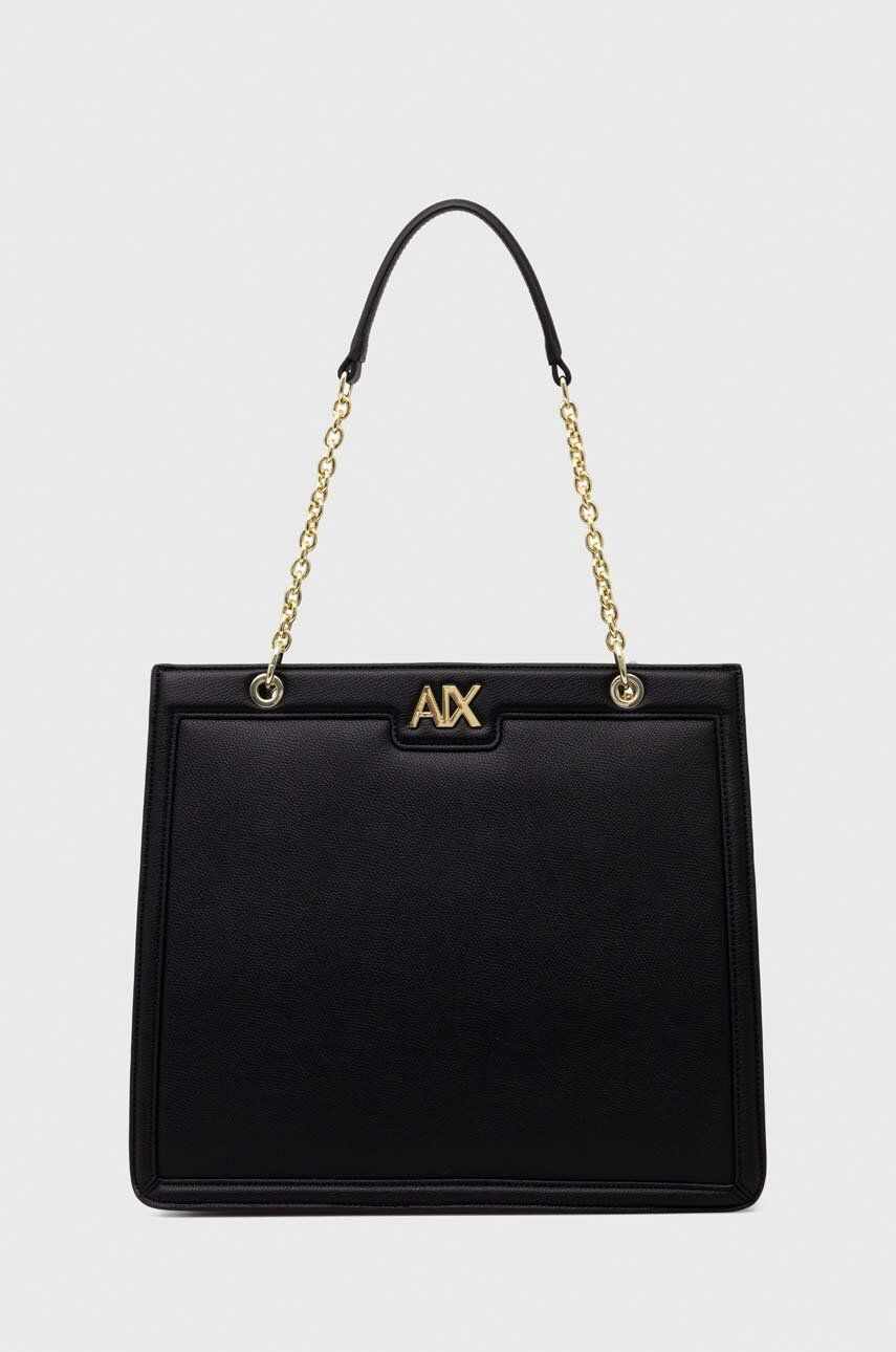 Armani Exchange poseta culoarea negru