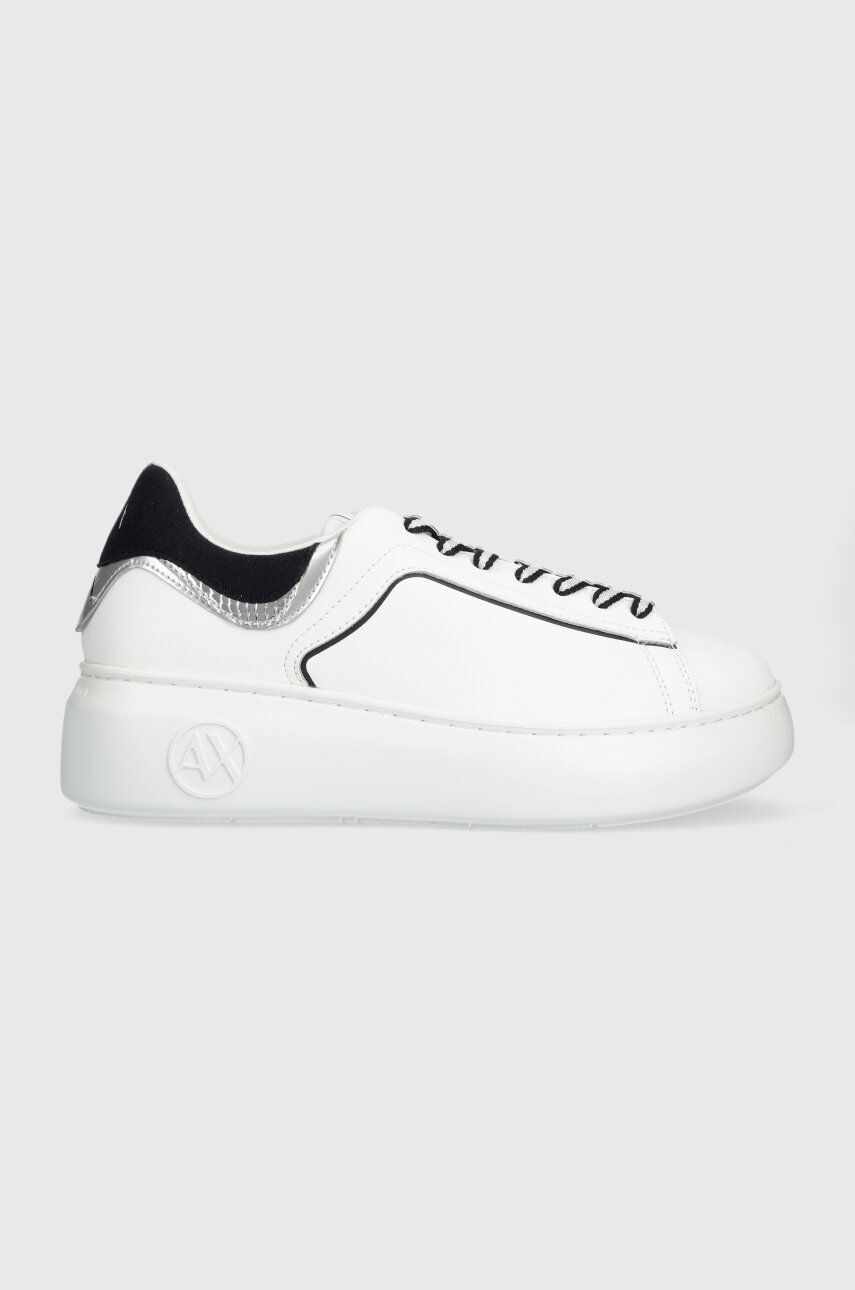 Armani Exchange sneakers culoarea alb, XDX108 XV788 T288