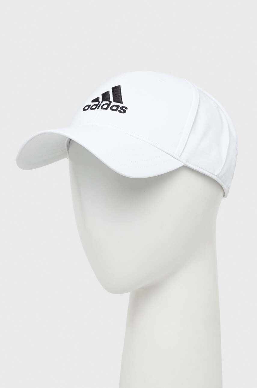 adidas sapca culoarea alb, cu imprimeu