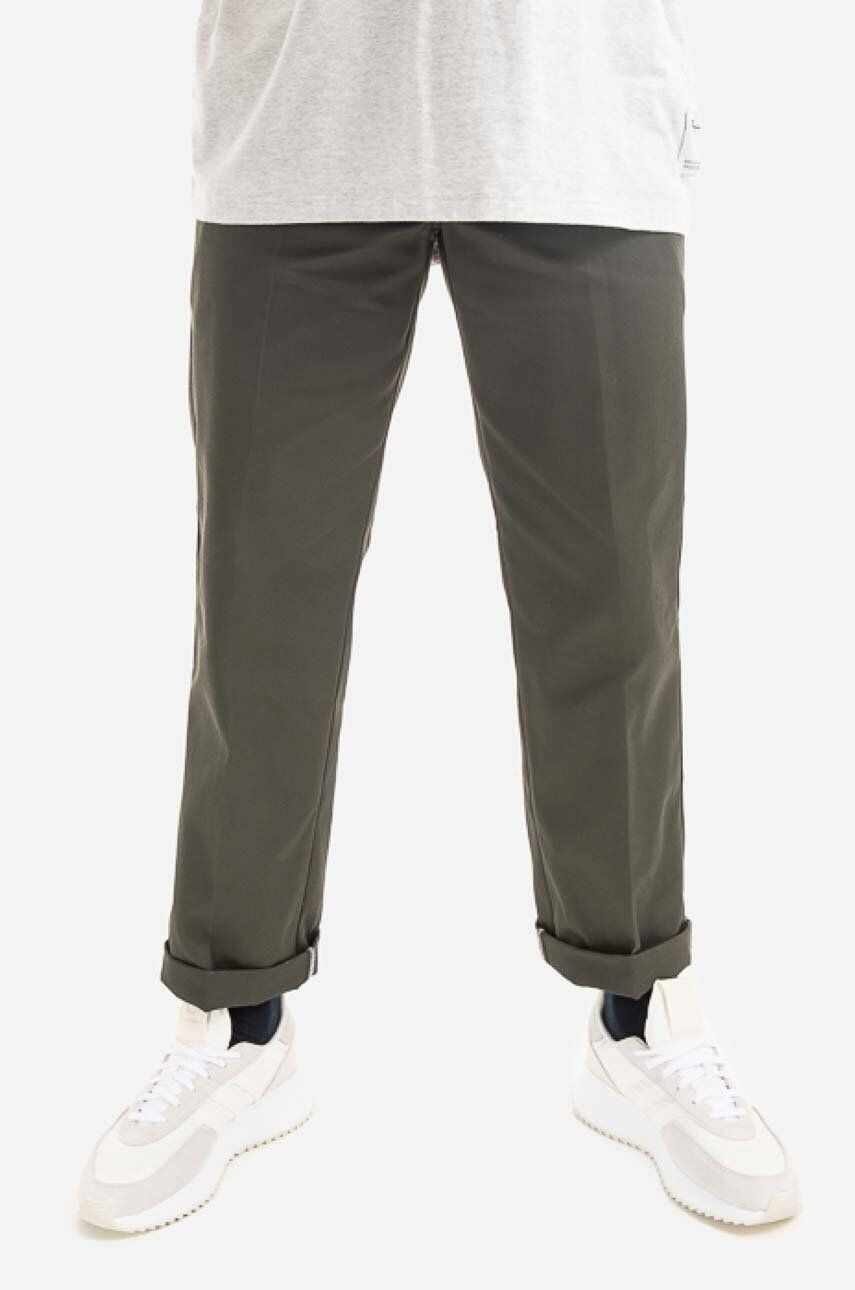Dickies pantaloni Spodnie Dickies 874 Work Pant DK0A4XK6OGX barbati, culoarea verde, drept DK0A4XK6OGX-green