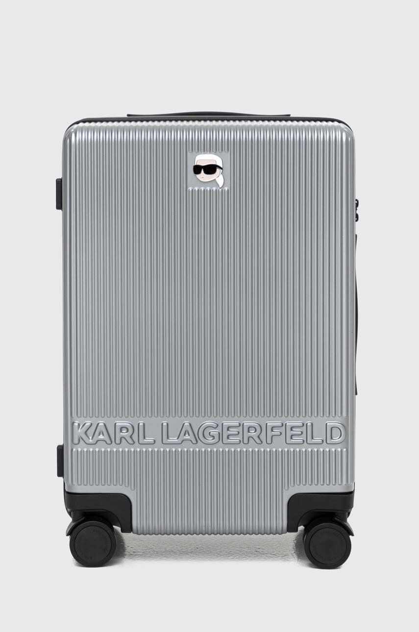 Karl Lagerfeld valiza culoarea gri