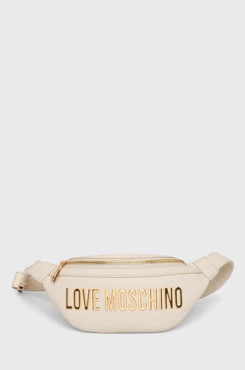 Love Moschino borseta culoarea bej