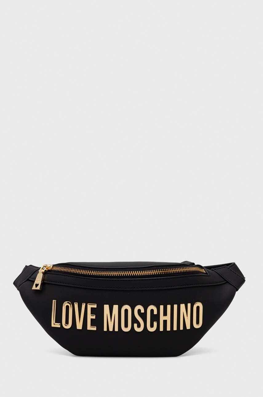 Love Moschino borseta culoarea negru