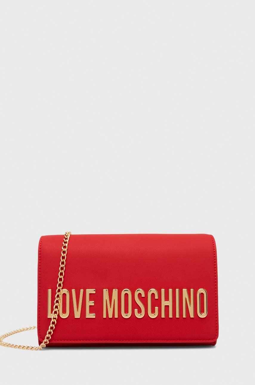 Love Moschino poseta culoarea rosu