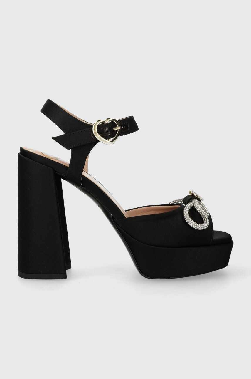 Love Moschino sandale culoarea negru, JA1606CG1IJO0000