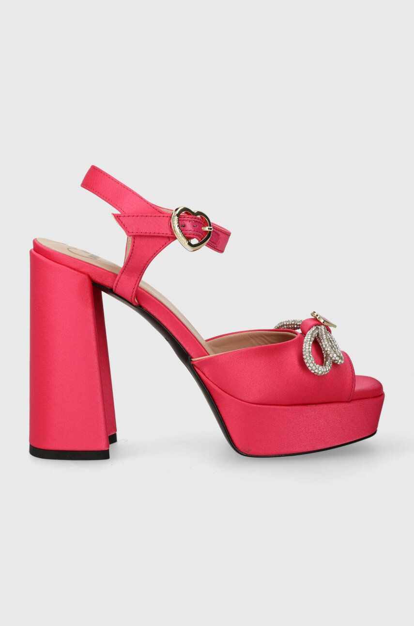 Love Moschino sandale culoarea roz, JA1606CG1IJO0604