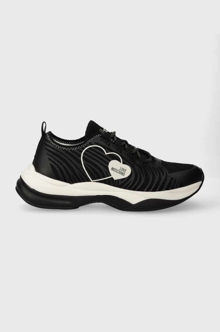Love Moschino sneakers culoarea negru, JA15315G1IIZX00C