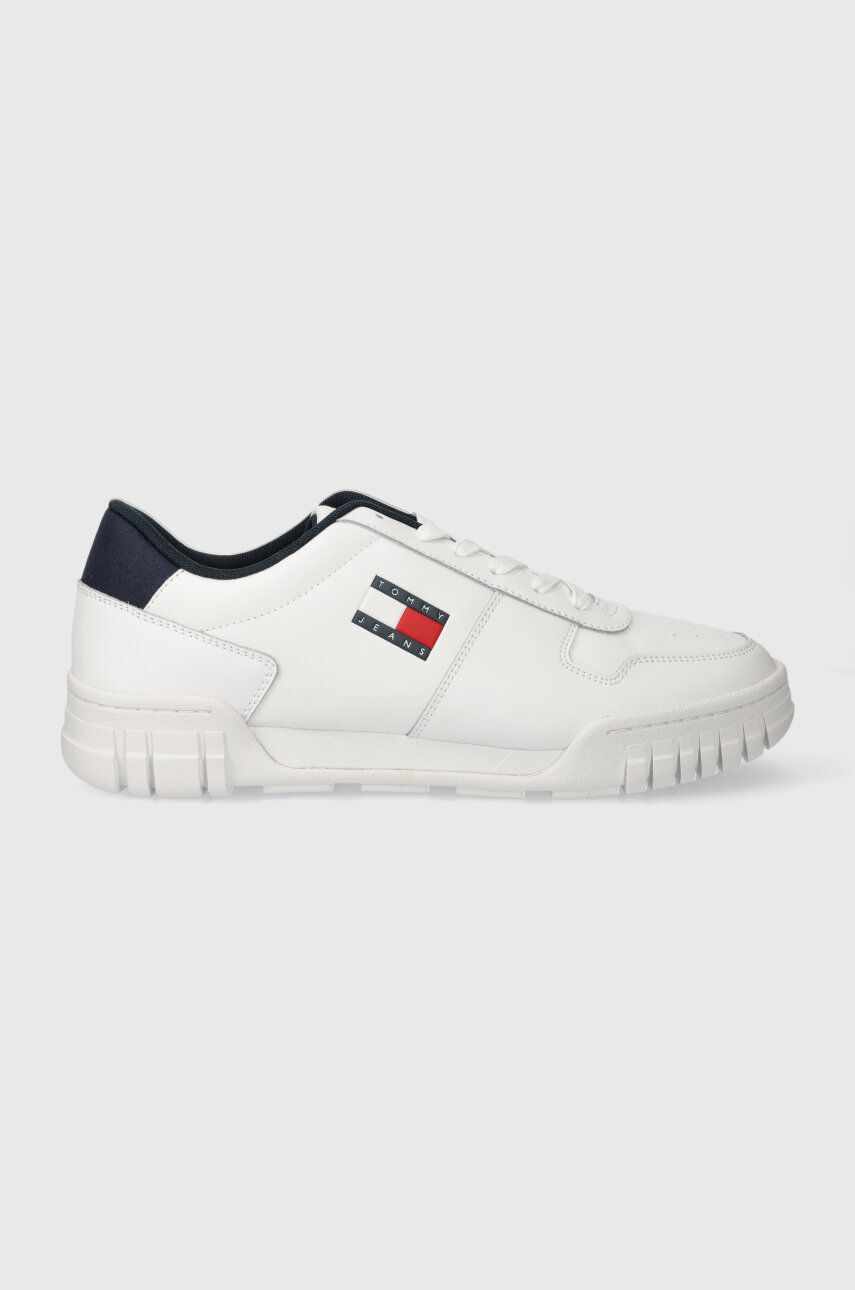Tommy Jeans sneakers TJM CUPSOLE ESS culoarea alb, EM0EM01396
