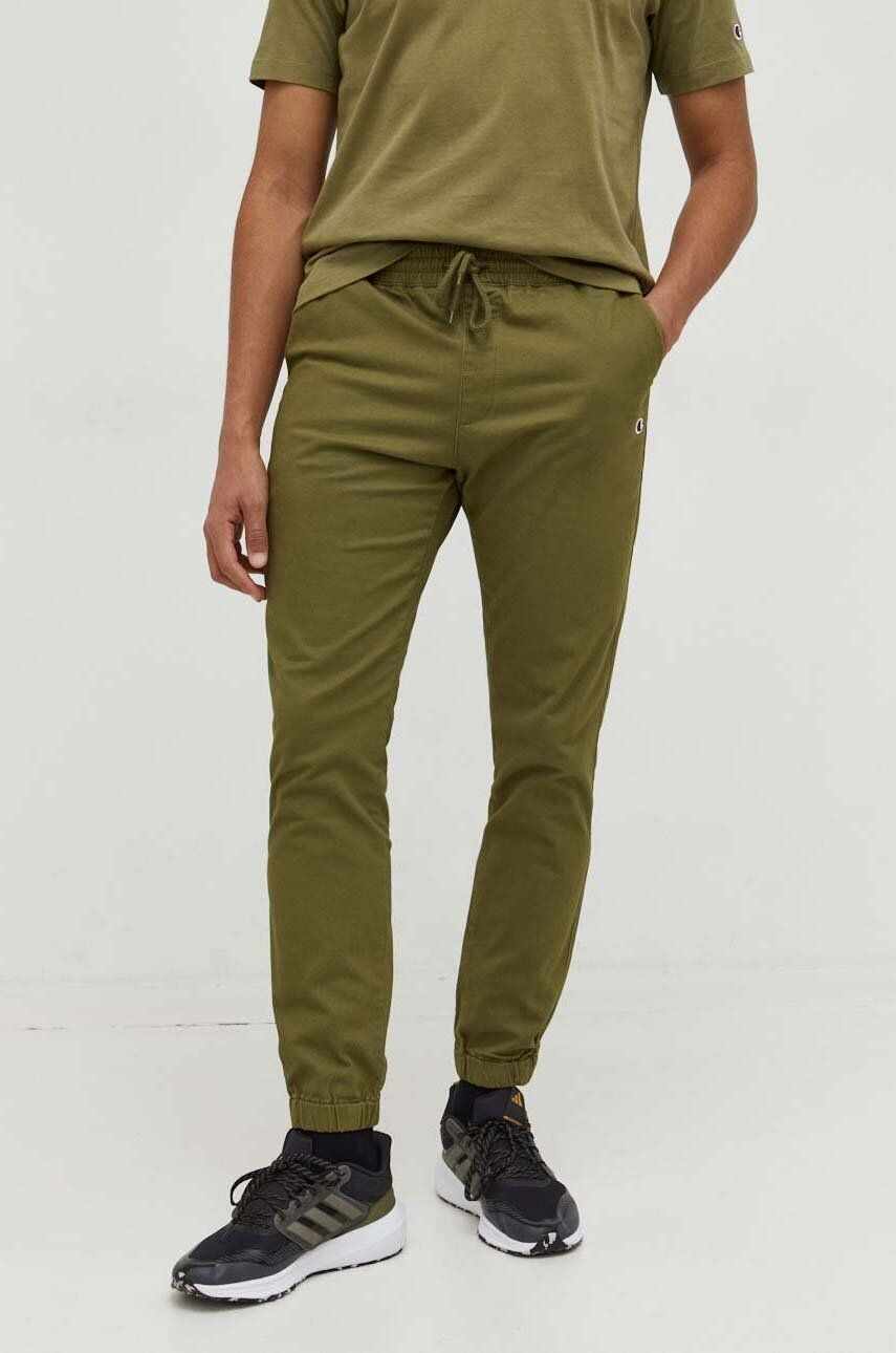 Champion pantaloni barbati, culoarea verde