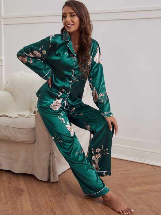 Pijama dama satin Miki ADCP0184 Adictiv