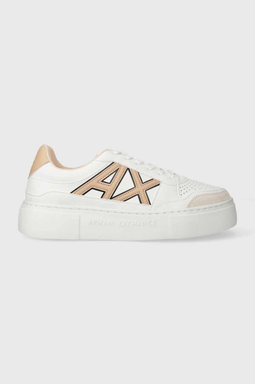Armani Exchange sneakers culoarea alb, XDX147 XV830 K722