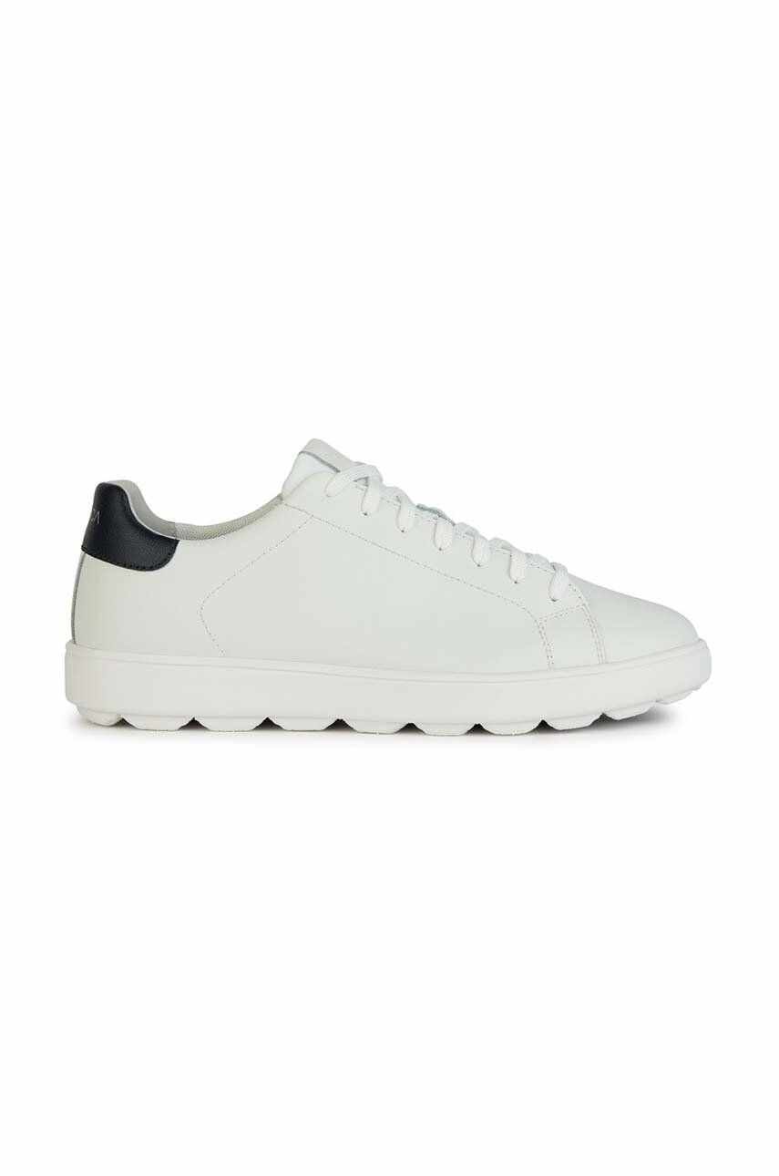 Geox sneakers din piele U SPHERICA ECUB-1 culoarea alb, U45GPA 0009B C0899