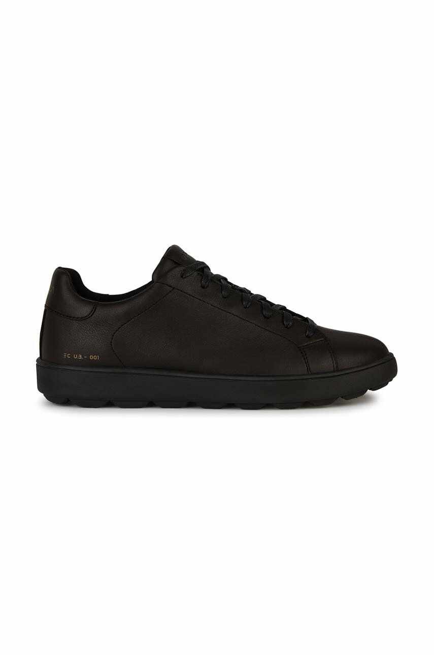 Geox sneakers din piele U SPHERICA ECUB-1 culoarea negru, U45GPC 00085 C9999