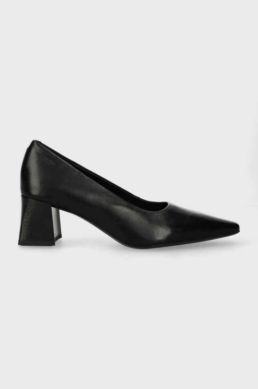 Vagabond Shoemakers pantofi de piele ALTEA culoarea negru, cu toc drept, 5740.001.20