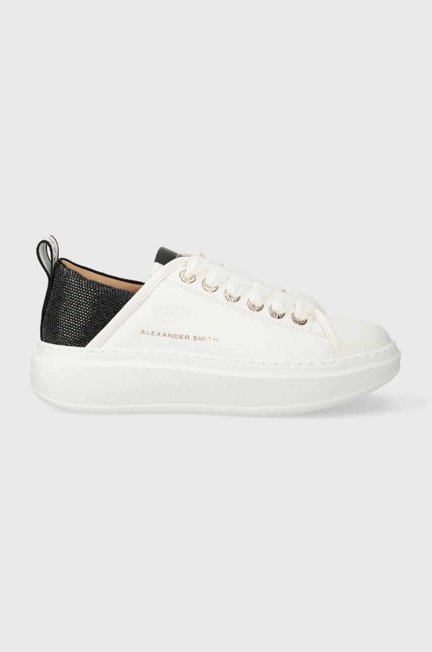 Alexander Smith sneakers din piele Wembley culoarea alb, ASAZWYW0495WBK