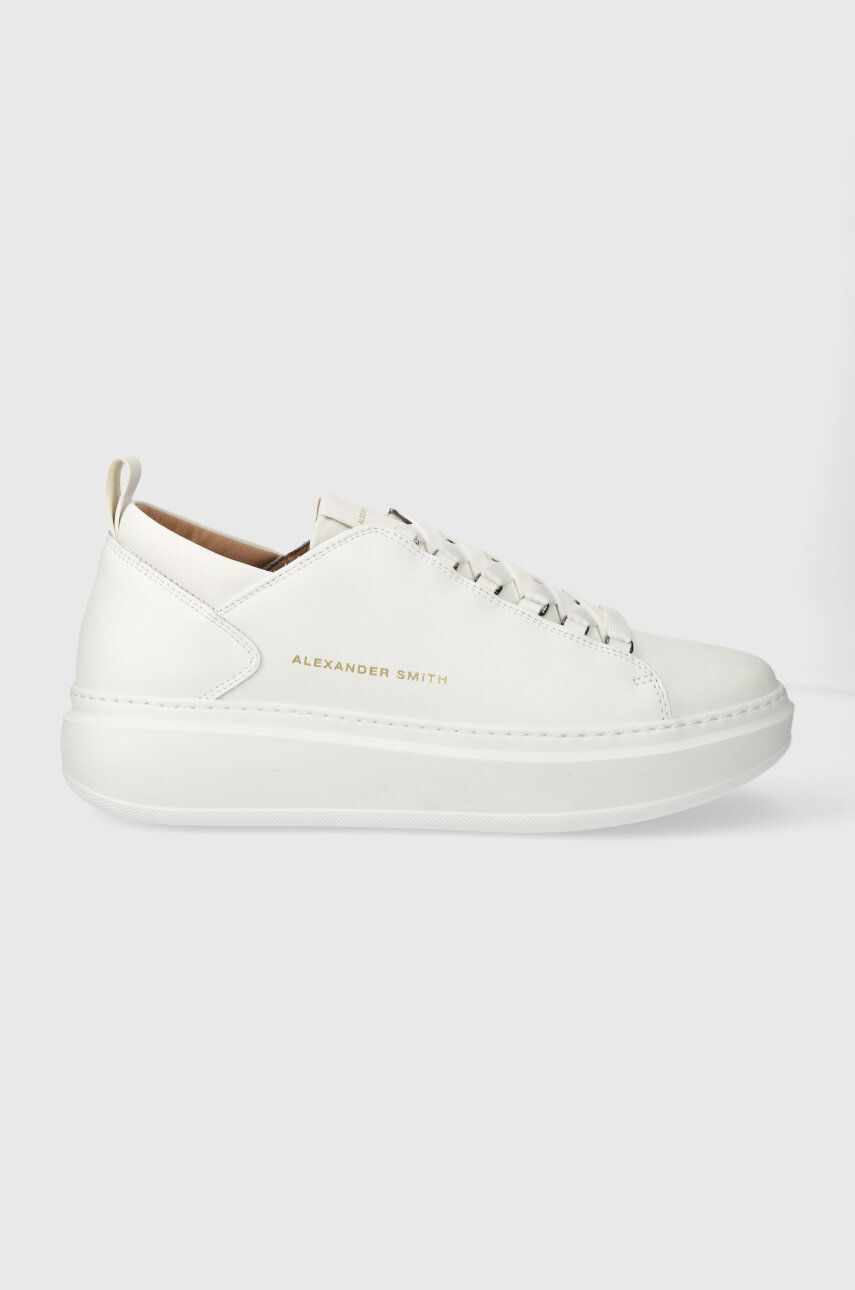 Alexander Smith sneakers din piele Wembley culoarea alb, ASAZWYM2263TWT