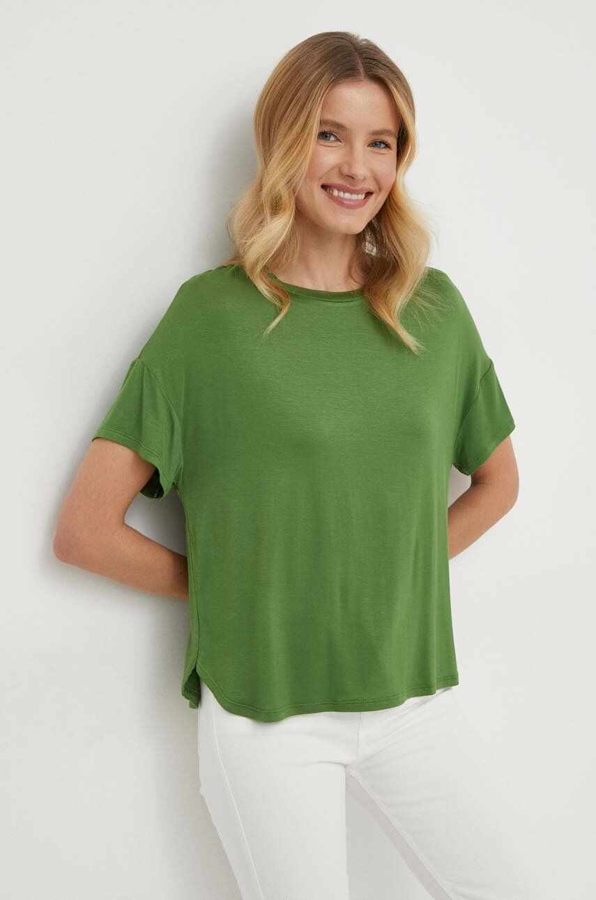 United Colors of Benetton tricou femei, culoarea verde