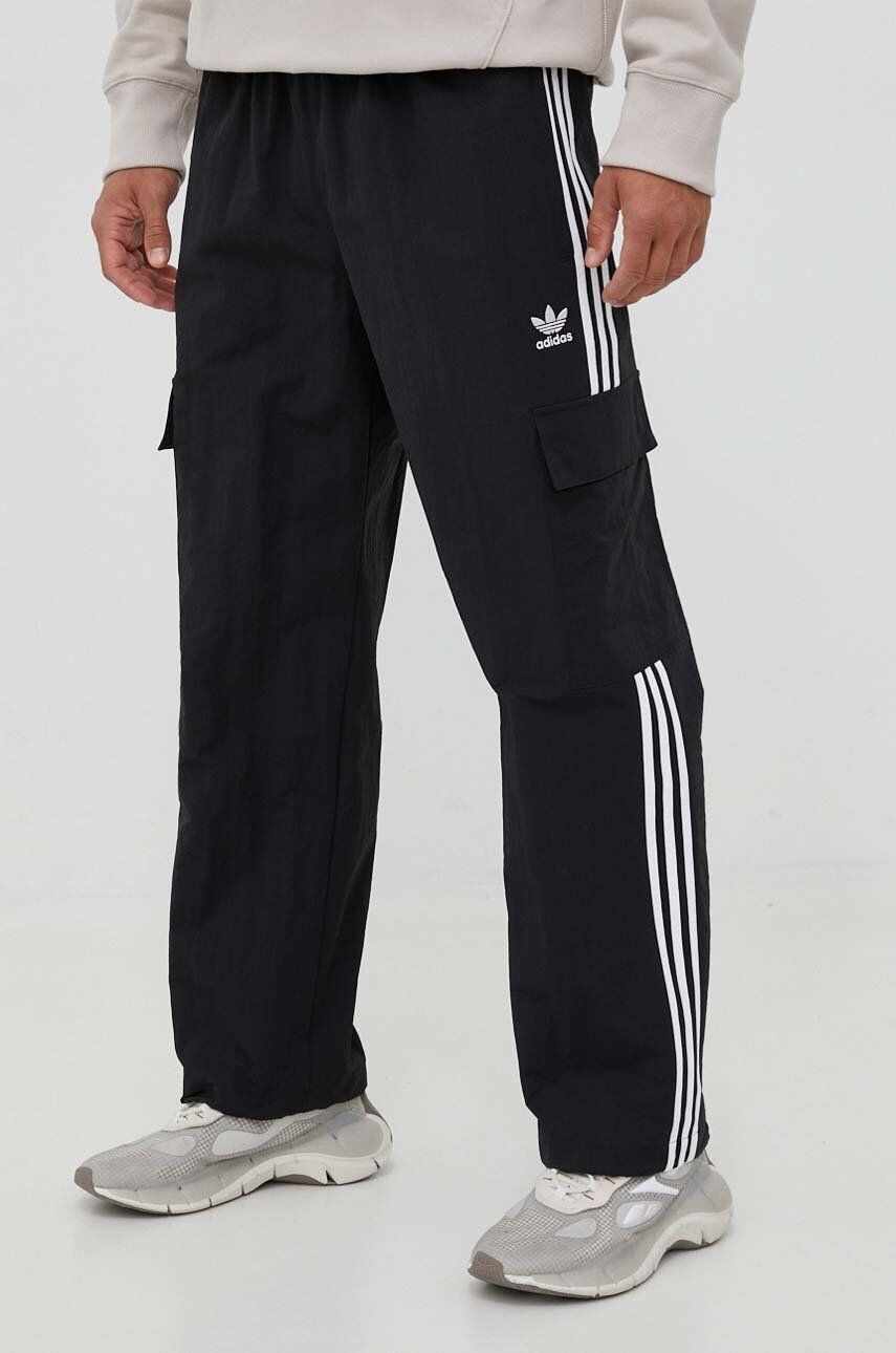 adidas Originals pantaloni de trening culoarea negru, cu model