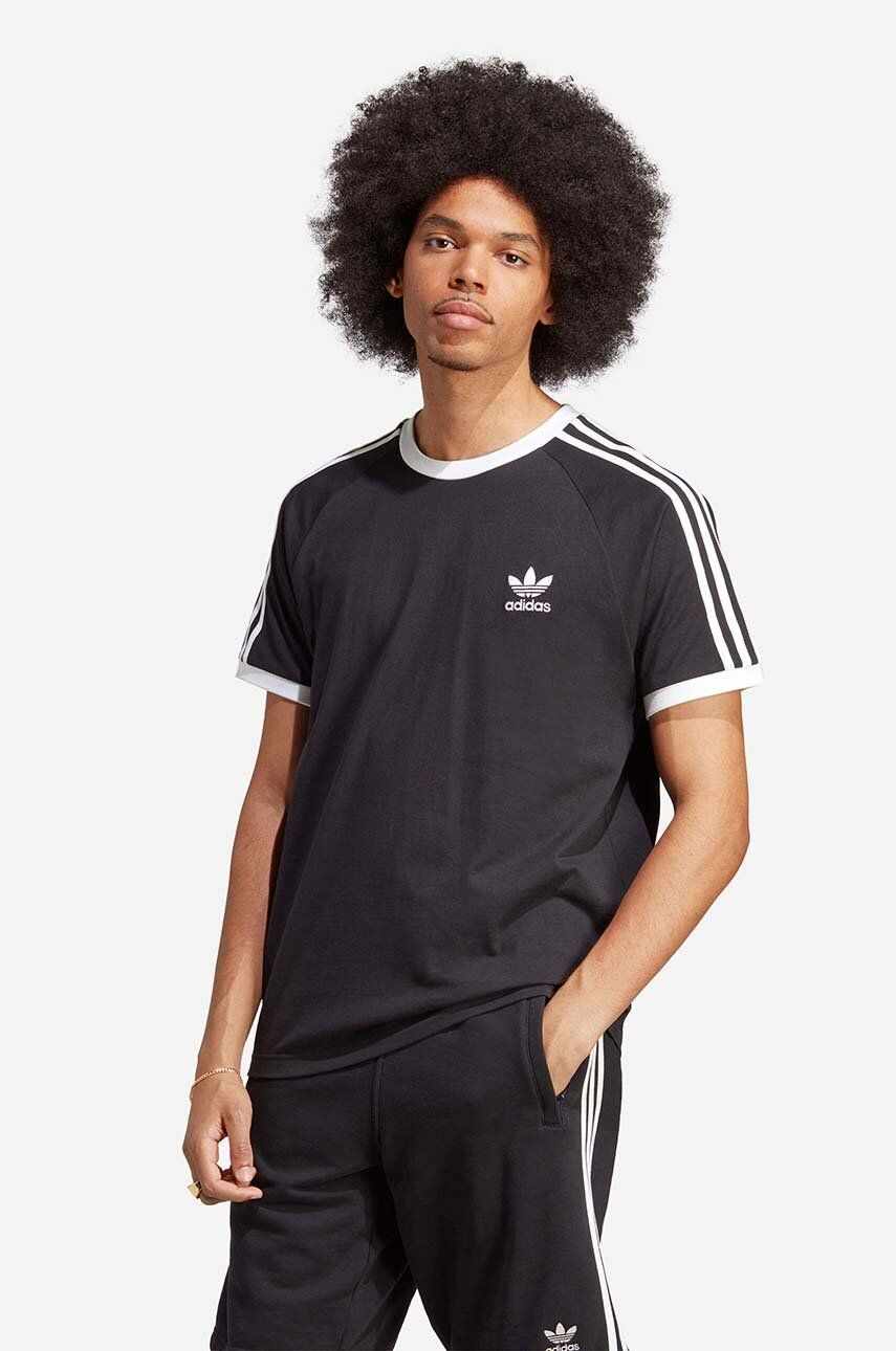 adidas Originals tricou din bumbac culoarea negru, cu model IA4845-BLACK
